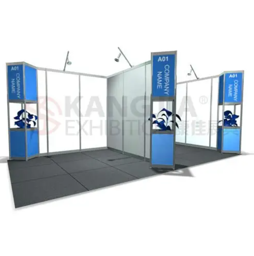 Aluminum booth structure trade show