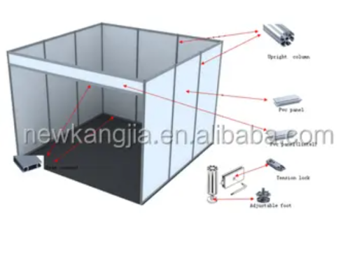 Over 20 years Manufacturer of Exhibition Booth Material aluminum profiles