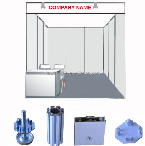 Over 20 years Manufacturer of Exhibition Booth Material aluminum profiles